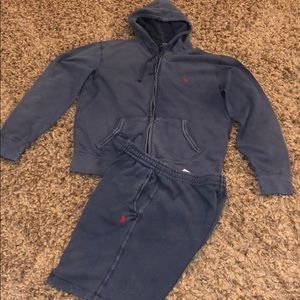 Polo Hoodie/Jogger Shorts